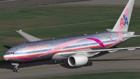 American Airlines Breast Cancer Research 777-223ER